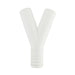 Y Piece 1.25" (31.8mm), White