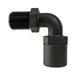 Adapter .75" NPS Female .75" (19.1mm) NPS Male 90deg, Black
