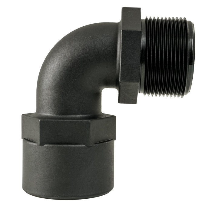 Adapter 1.5" (38.1mm) NPS Female 1.5" (38.1mm) NPS Male 90deg