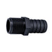 Hose Barb Unequal 1.125" x 1" (28.6mm x 25.4mm) NPS Long Male Thread, Black
