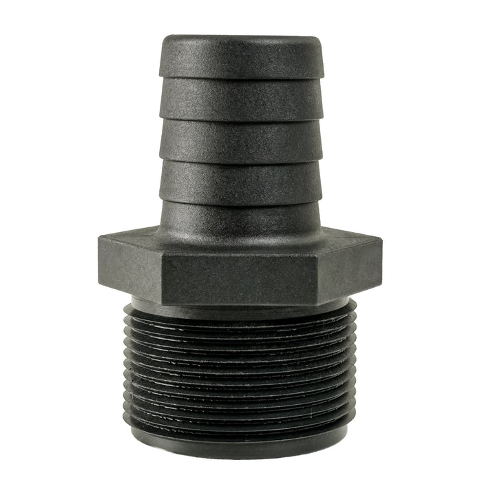 Hose Barb Unequal 1.25" x 1.5" (31.8mm x 38.1mm) NPS Long Male Thread