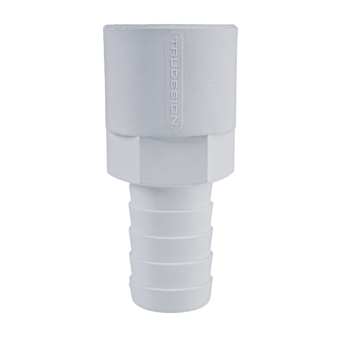 Hose Barb 1" x 1" (25.4mm x 25.4mm) NPS Female Thread, White
