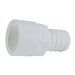 Hose Barb 1.25" x 1.25" (31.8mm x 31.8mm) NPS Female Thread, White