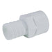 Hose Barb 1.25" x 1.25" (31.8mm x 31.8mm) NPS Female Thread, White