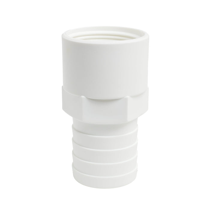 Hose Barb Unequal 1.5" x 1.25" (38.1mm x 31.8mm) NPS Female Thread, White