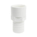 Hose Barb Unequal 1.5" x 1.25" (38.1mm x 31.8mm) NPS Female Thread, White