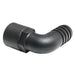 Hose Barb 90deg Unequal 1.125" x 1" (28.6mm x 25.4mm) NPS Female Thread, Black