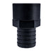 Hose Barb 1.5" x 1.5" (38.1mm x 38.1mm) NPS Female Thread, Black