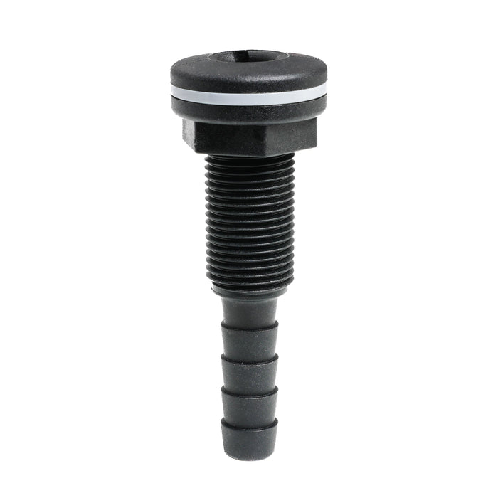 Thru-hull with Hose Barb 0.5" x 0.5" (12.7mm x 12.7mm) BSP