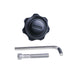 Power Knob, Comfort Grip, Black, with Hardware