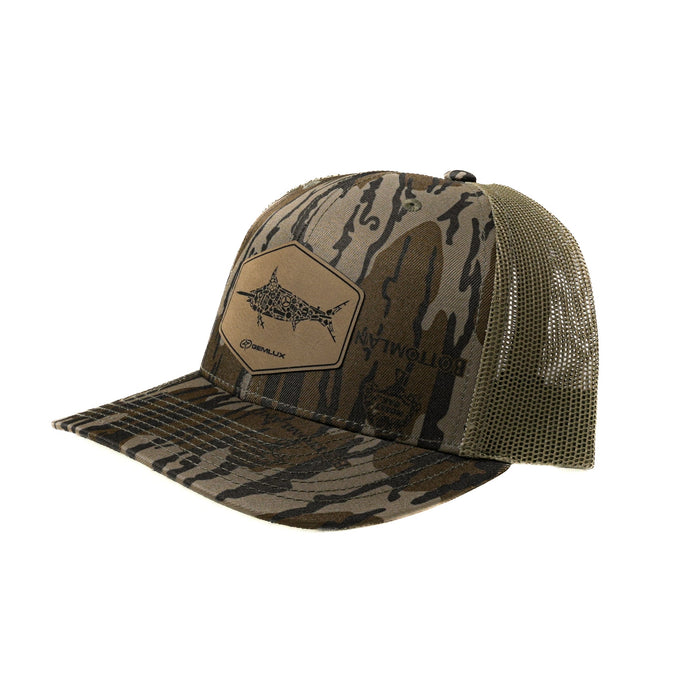 Richardson Mossy Oak Leather Patch Hat