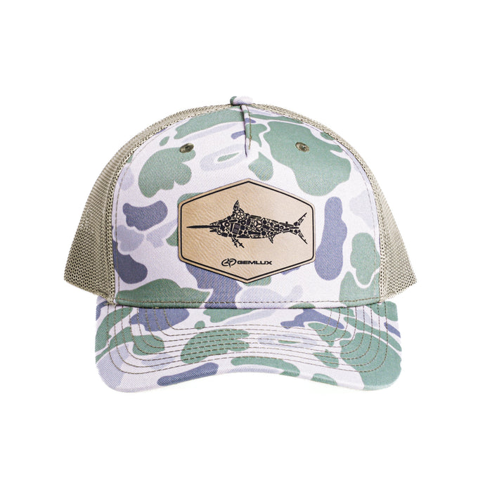 Richardson Army Olive Marsh Duck Camo Hat