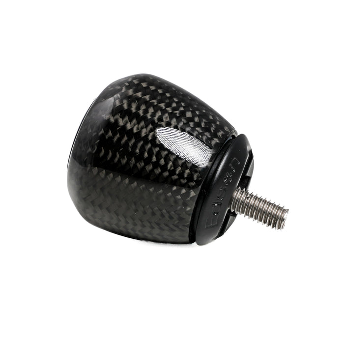 Power Knob, Carbon Shell, Black Cap, Black Base