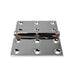 Friction Hinge 3" x 3.5", Top Mount, 6 Hole