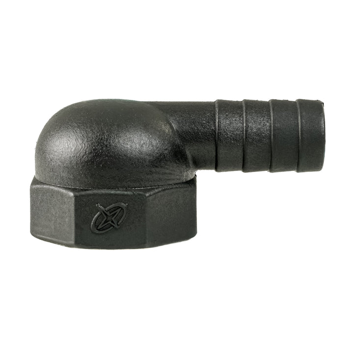 Thru Hull Adapter 1" FNPS x 3/4" Tube, 90°