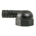Thru Hull Adapter 1" FNPT x 3/4" Tube, 90°