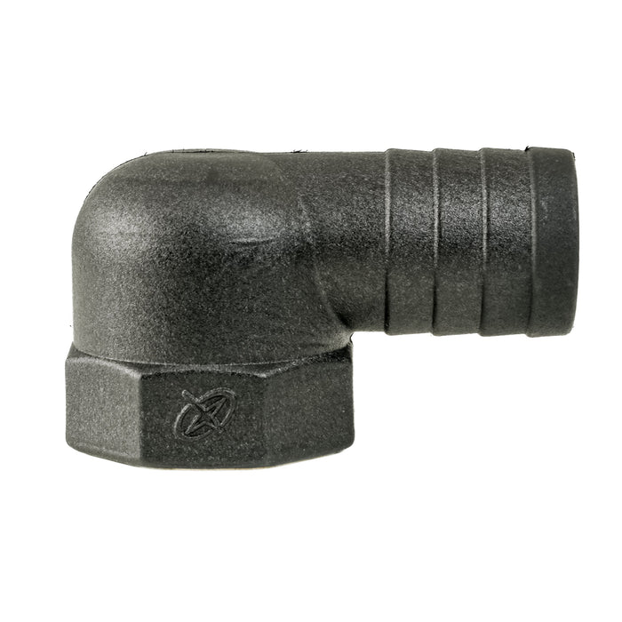 Thru Hull Adapter 1" FNPS x 1-1/8" Tube, 90°