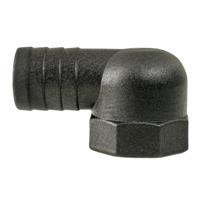 Thru Hull Adapter 1" FNPT x 1-1/8" Tube, 90°