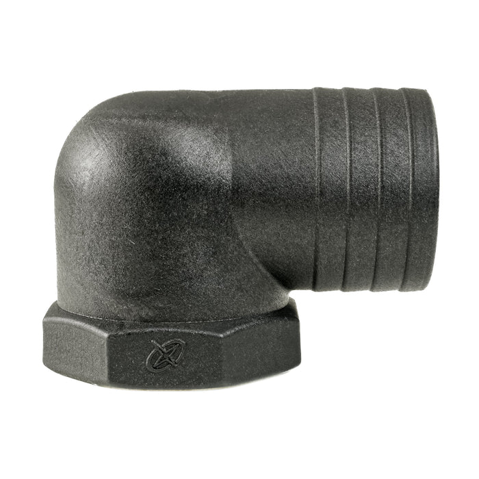 Thru Hull Adapter 1.5" FNPT x 1.5" Tube, 90°