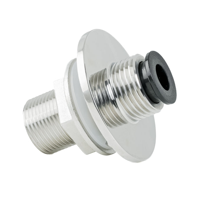 Water Outlet with Automatic Valve, 3/4" NPS, 3/4" GHT