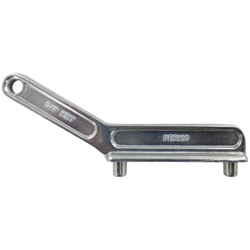 Perko 1248010ZNC Deck Plate Key-Zinc Fits 2-1/2" Deck Fills