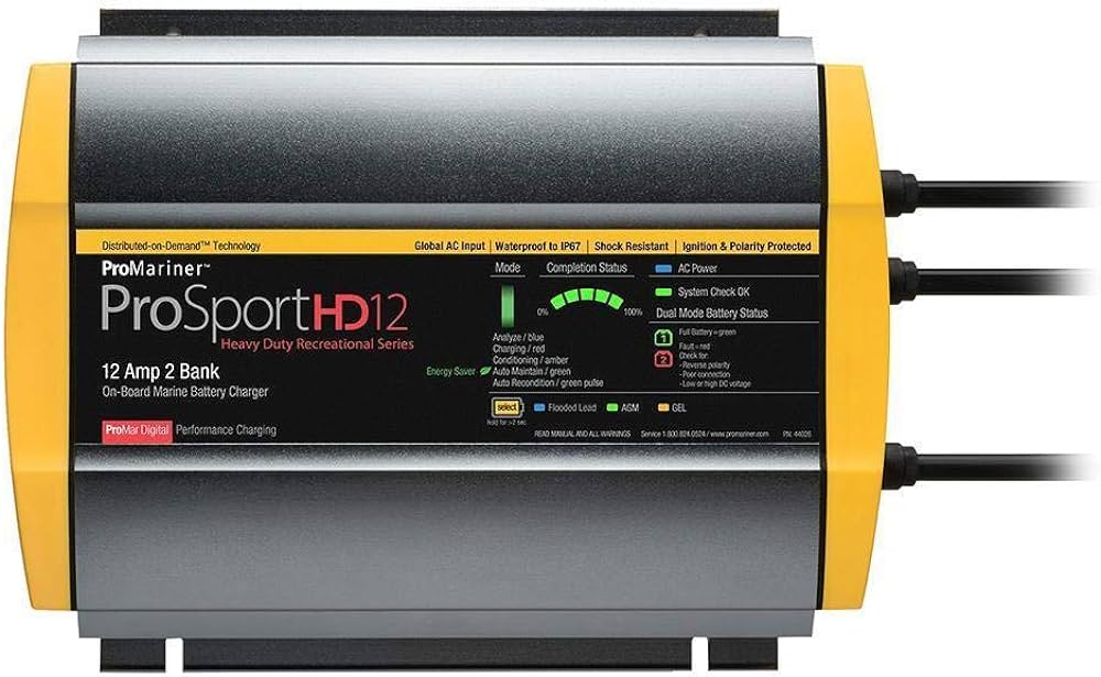 Cargador de batería ProMariner ProSportHD 12 A