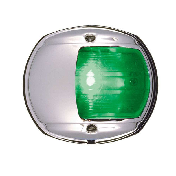 Perko 0170MSD12V Luz lateral - Verde 12V Cromo Montaje vertical