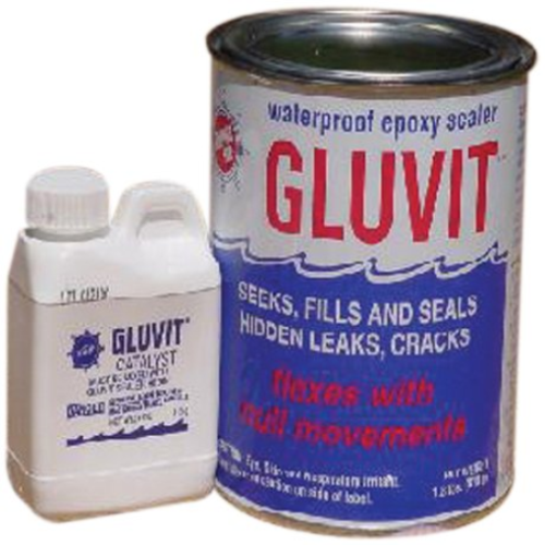 Gluvit Waterproof Epoxy Sealer Quart Kit