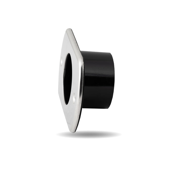 Whitecap S-0097 Stainless Steel/Nylon Rod Tube Flange