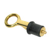 Whitecap S-0205 S-0208 S-0210 S-0292 Snap Lever Bailer Plugs Aluminum Brass Stainless Steel - 1" / Brass