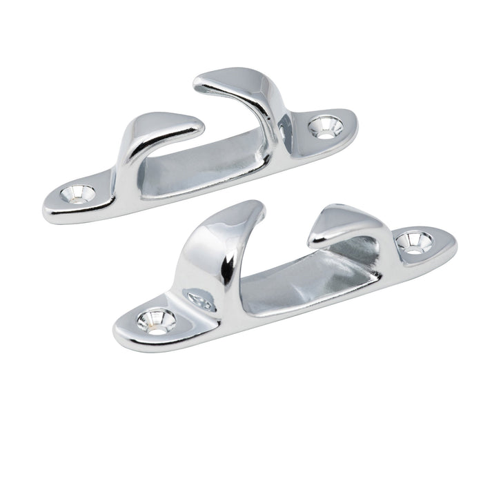 Whitecap S-0982 5-1/2" Cp/Brass Skene Bow Chock Pair