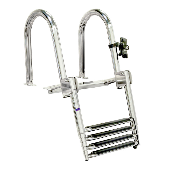 Whitecap S-1747 Stainless Steel Telescoping Pontoon Ladder - 4 Step