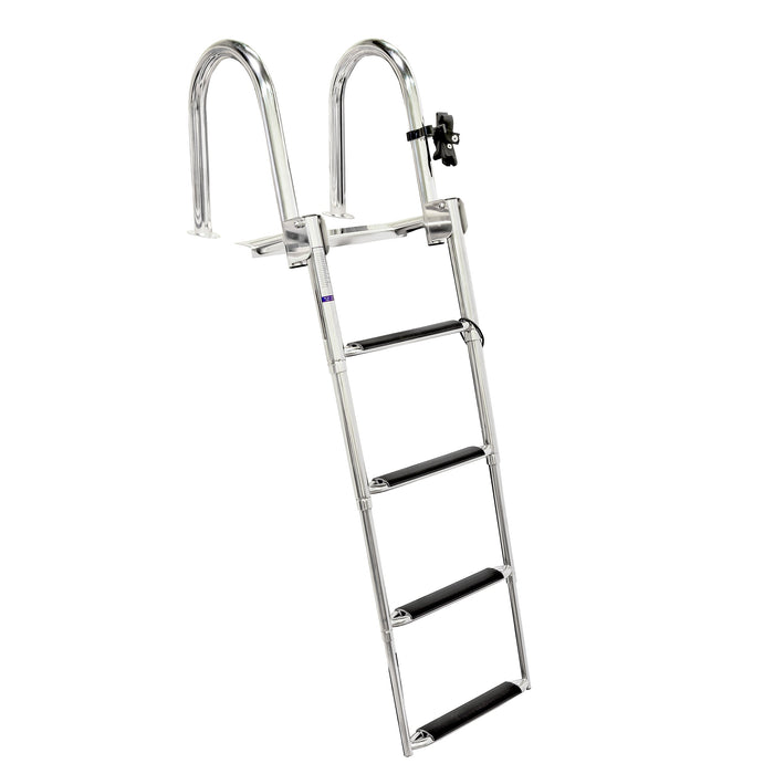 Whitecap S-1747 Stainless Steel Telescoping Pontoon Ladder - 4 Step