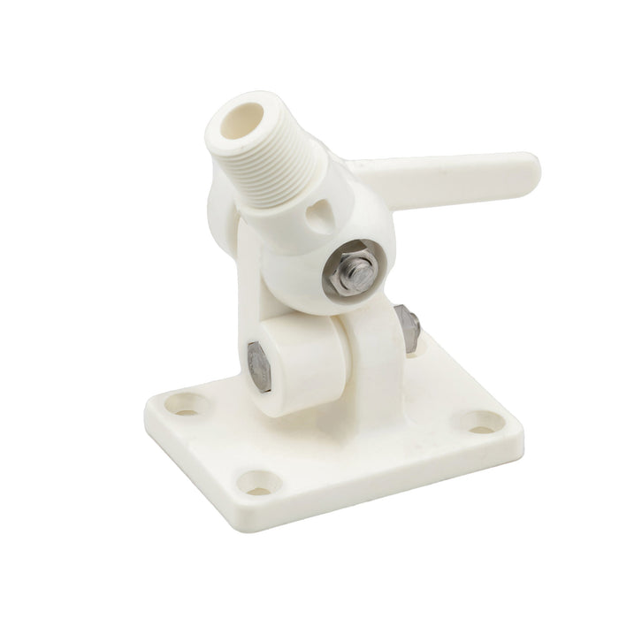 Whitecap S-1805 White Nylon Ratchet/Antennae Mount
