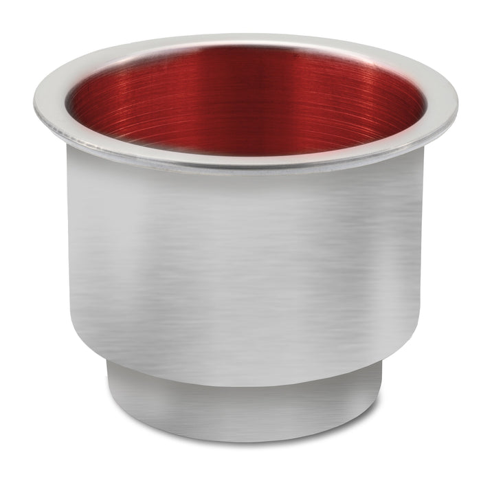 Whitecap S-3511R Stainless Steel Flush Cup Holder With Red Led Light