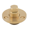 Whitecap S-5051 6351 Garboard Drain Plugs 2 Inch Bronze Stainless Steel - Bronze