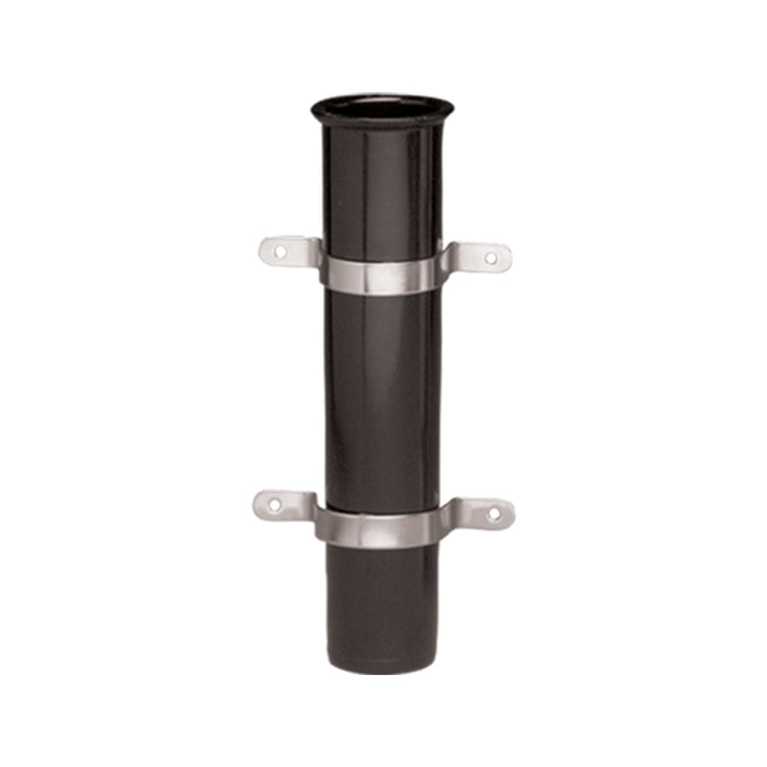 Whitecap S-7001 Black Side Mount Rod Holder With Stainless Steel Straps