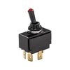 Whitecap Lighted Tip Toggle Switches Brass Bakelite S-7052 S-7053 S-7054 S-7056 - On/Off/On / SPDT