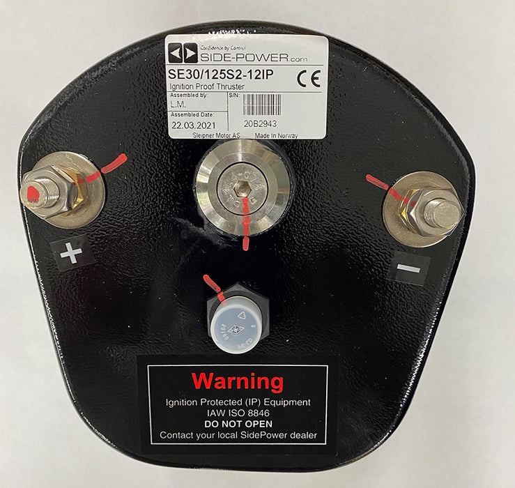 SidePower Motor Assembly Complete, 12V IP for Se30 | Includes Shearpin/Circlip & Coupler/Drivepin