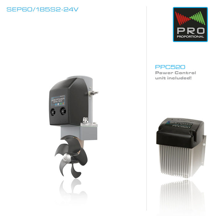 Kit Sleipner: Propulsor SEP60/185S | 24 V - 60 kgf/132 lbf de empuje (4 CV)