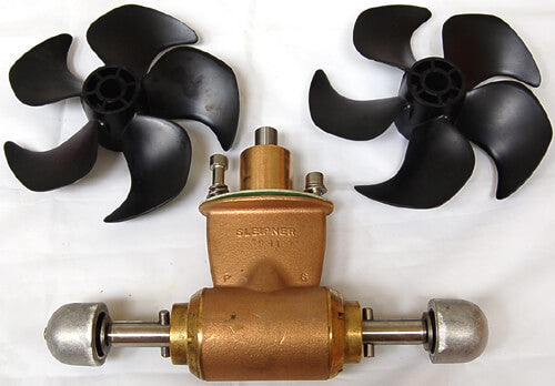 SidePower Gear Leg Assembly, Sealed Incl. Propeller & Anodes | Used On Models SE120 and SE150