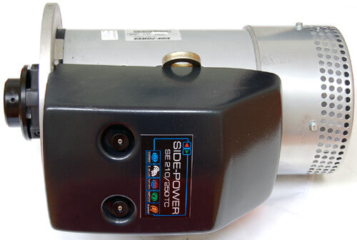 Conjunto de motor SidePower completo, 24 V, para Sp220/240/Se250 | Incluye solenoide, caja de control y acoplamiento