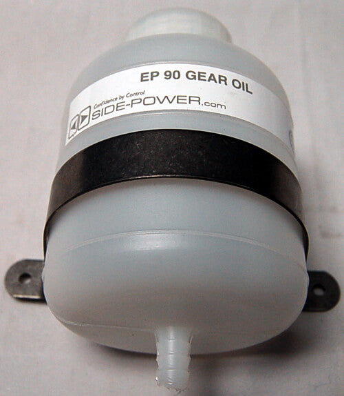 SidePower Oil Reservoir, with Fasteners and Holder | Used On All Oil Fed Gearlegs