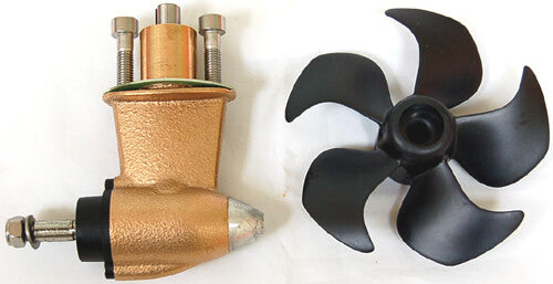 Conjunto de pata de engranaje SidePower, sellado, incluye hélice y ánodo | Usado en los modelos SE30, SE40, SP30 y SP40