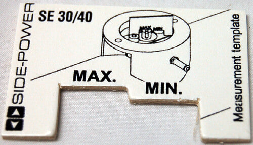 SidePower Gauge, for Height Measurement to Confirm | Sheer Pin Engagement. SP30, Se30, SP35, SP40, Se40