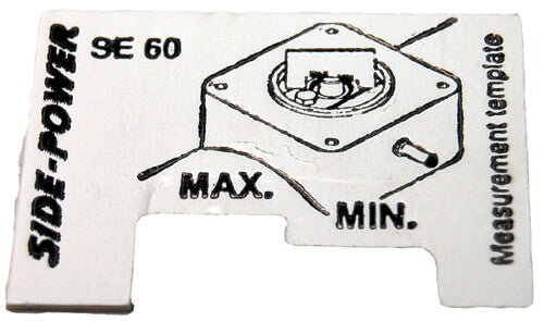 SidePower Gauge for Height Measurement On Se60, Sp55 | Used to Confirm Proper Sheer Pin Engagement