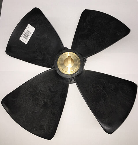 SidePower Propeller, 4-Blade, 386mm, Composite, Lh for All | 386mm Ø Thrusters - Sh420, Sh550, Sac450, Sac520
