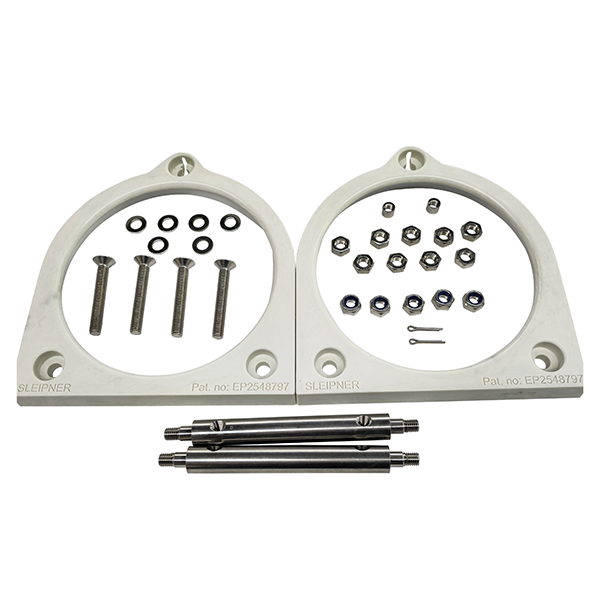 Anillo giratorio SidePower para SRV de 185 mm | con herrajes de montaje