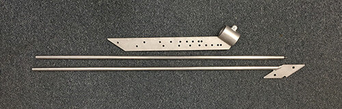 SidePower Tool, Guide Rod Including Piece with Tunnel Ø | Markings and Handwheels for Tunnel Tool (New)