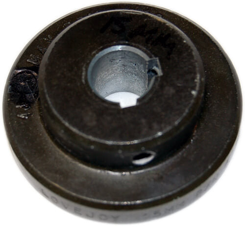 SidePower Flange, for Lovejoy Coupling, 15mm Bore | Used On Motorshaft for Sh100 Only